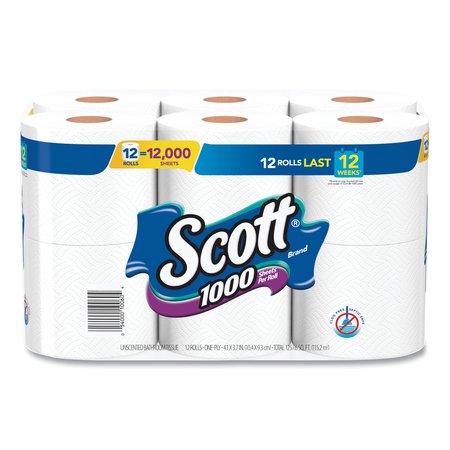 Scott Standard, 1000 Sheets, White, 48 PK 10060